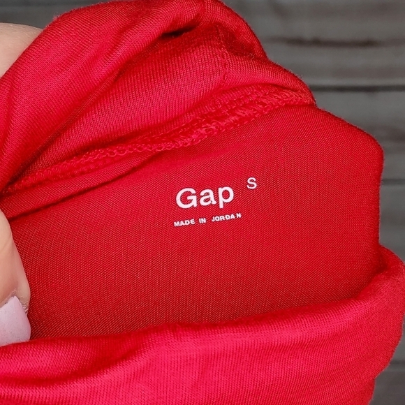 Old Navy GAP Lands End 5 piece lot turtlenecks blue red gray brown turquoise S M - Picture 6 of 16